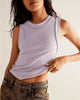 Ladies Ribbed Sleeveless Tank Top SKT278