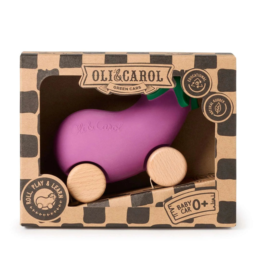 Emma the Eggplant Car - Little Jill & Co.