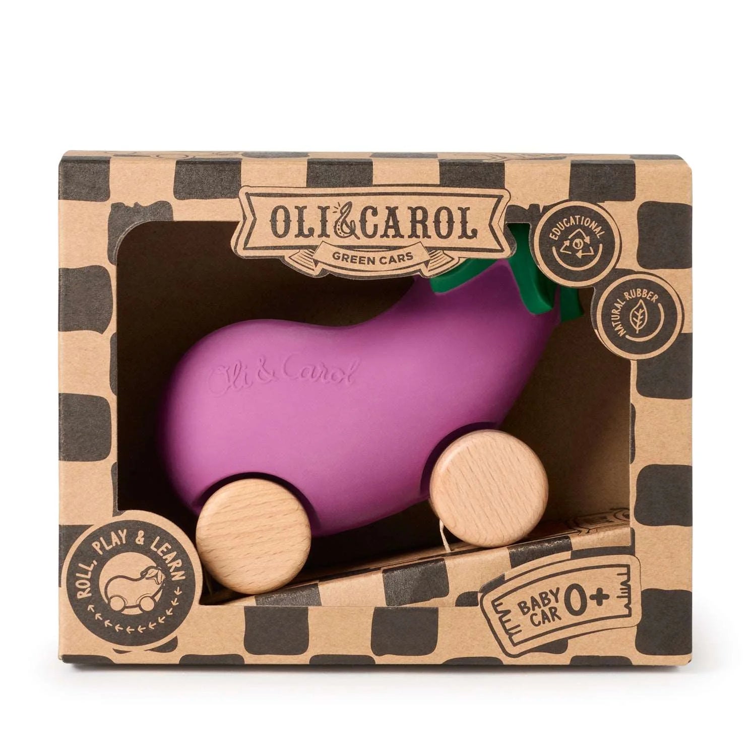 Emma the Eggplant Car - Little Jill & Co.