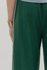 Solid Block Color Green Pant Set