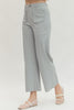Dusty Solid Wide Leg Pants Scallop Pockets - Little Jill & Co.