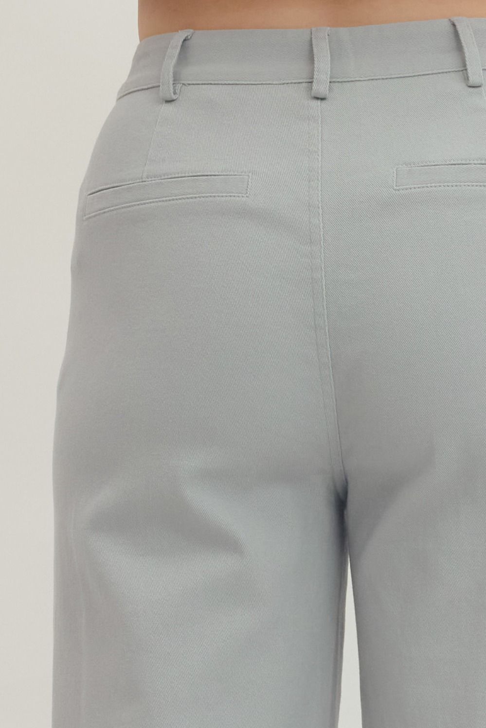 Dusty Solid Wide Leg Pants Scallop Pockets - Little Jill & Co.