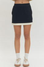 Solid sleeveless Skirt Set