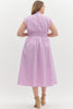 Solid Lavender V-neck Sleeveless Midi - Little Jill & Co.