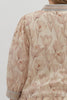 Floral print roll-up band short sleeve