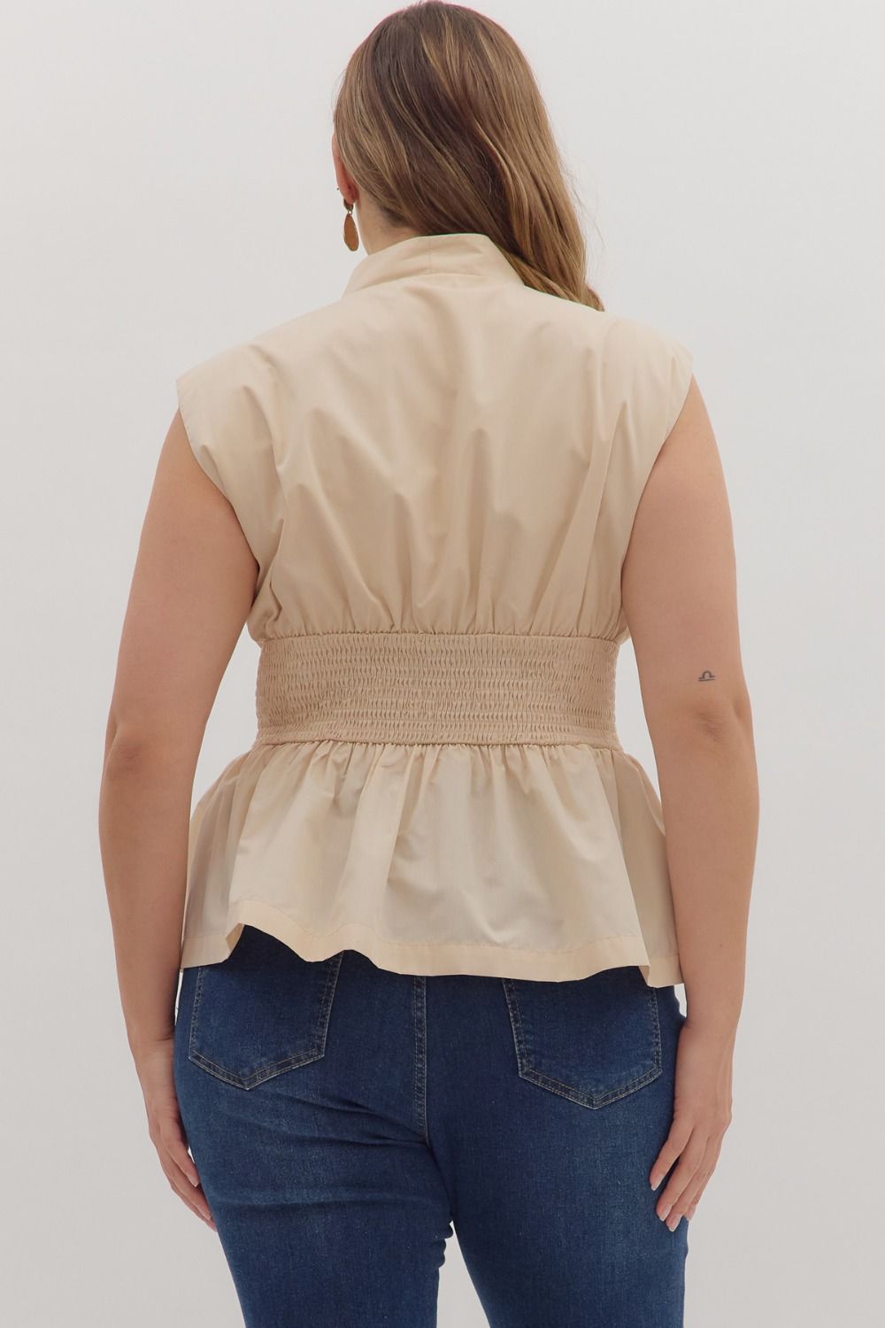 Solid Sleeveless Top