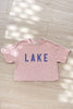 LAKE Cropped Mineral Graphic Top