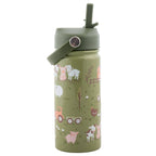 Insulated Stainless Steel Water Bottle with Handle - Little Jill & Co.