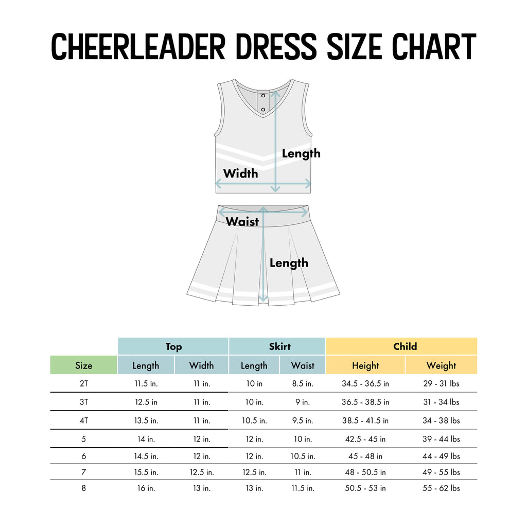 Florida Gators 3-Piece Girls Cheer Dress