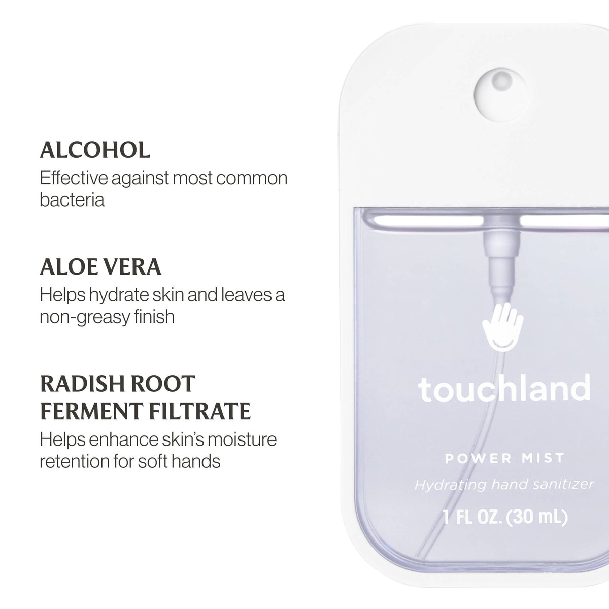 Beach Coco Power Mist Hydrating Hand Sanitizer - Little Jill & Co.