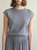 Crew Neck Knitted Top