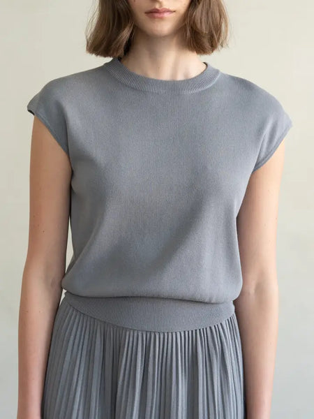 Crew Neck Kitted Top