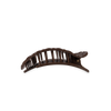 Flat Round Hair Clip | Small | Truly Taupe Quilted