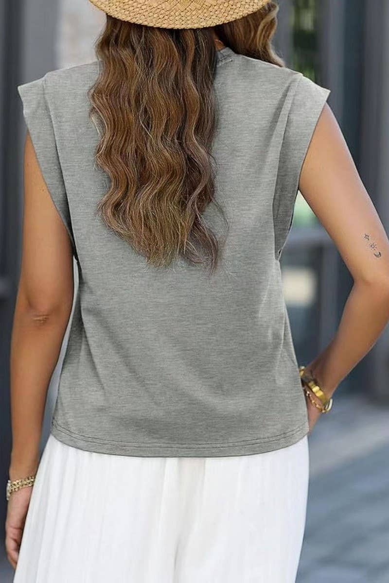 ROUND NECK LOOSE SHORT SLEEVE - Little Jill & Co.