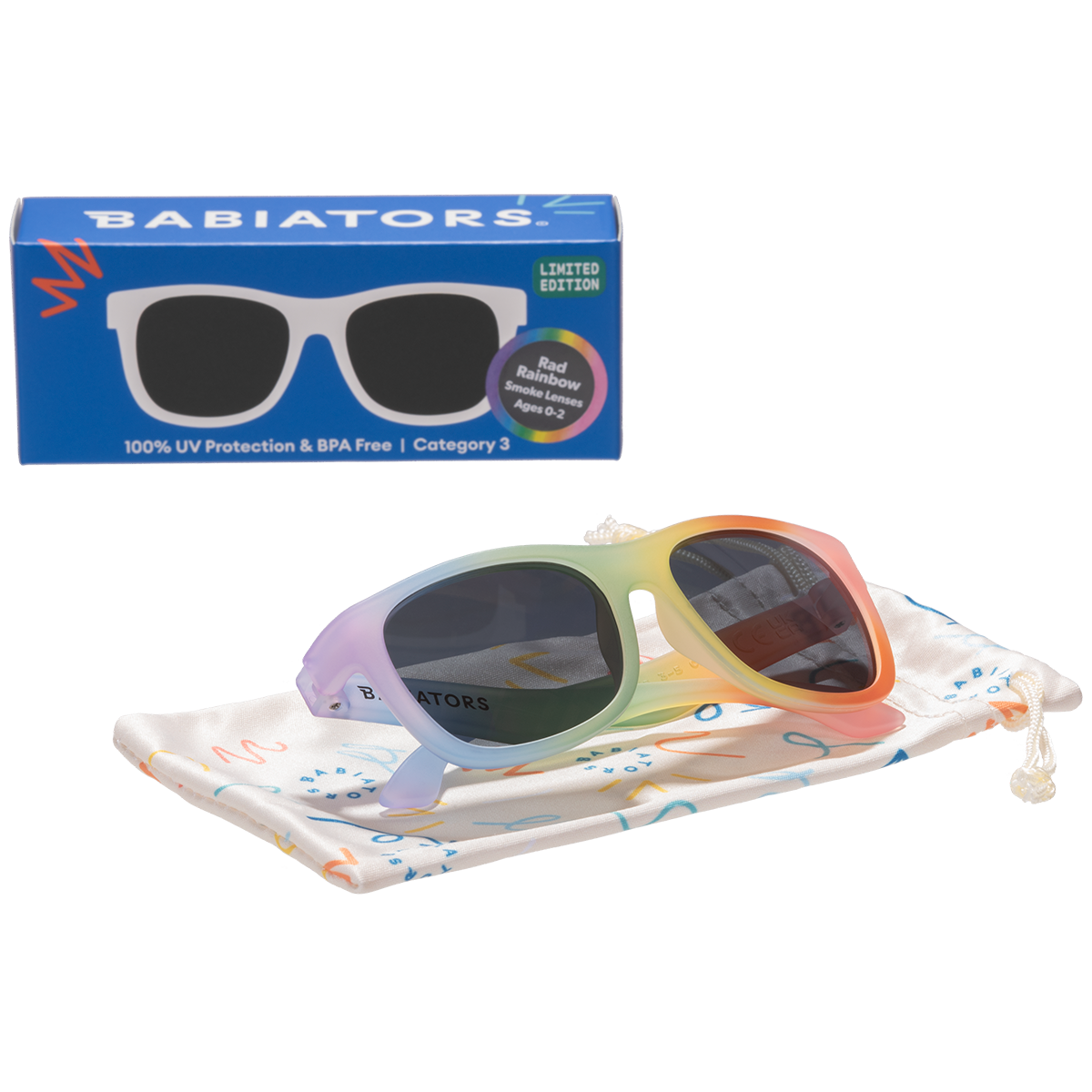 Baby and Kids Rad Rainbow Navigator Sunglasses