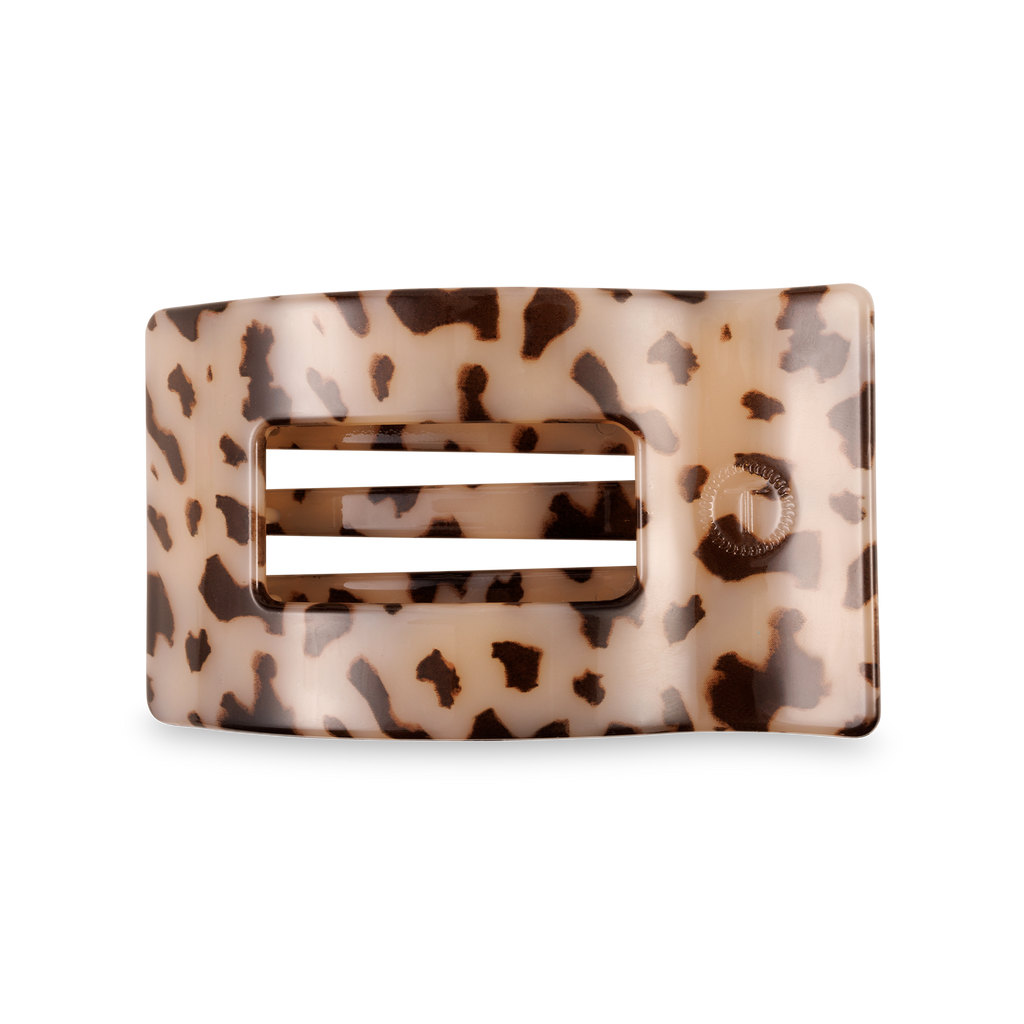 Flat Rectangle Hair Clip | Medium | Blonde Tortoise