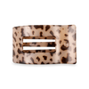 Flat Rectangle Hair Clip | Medium | Blonde Tortoise