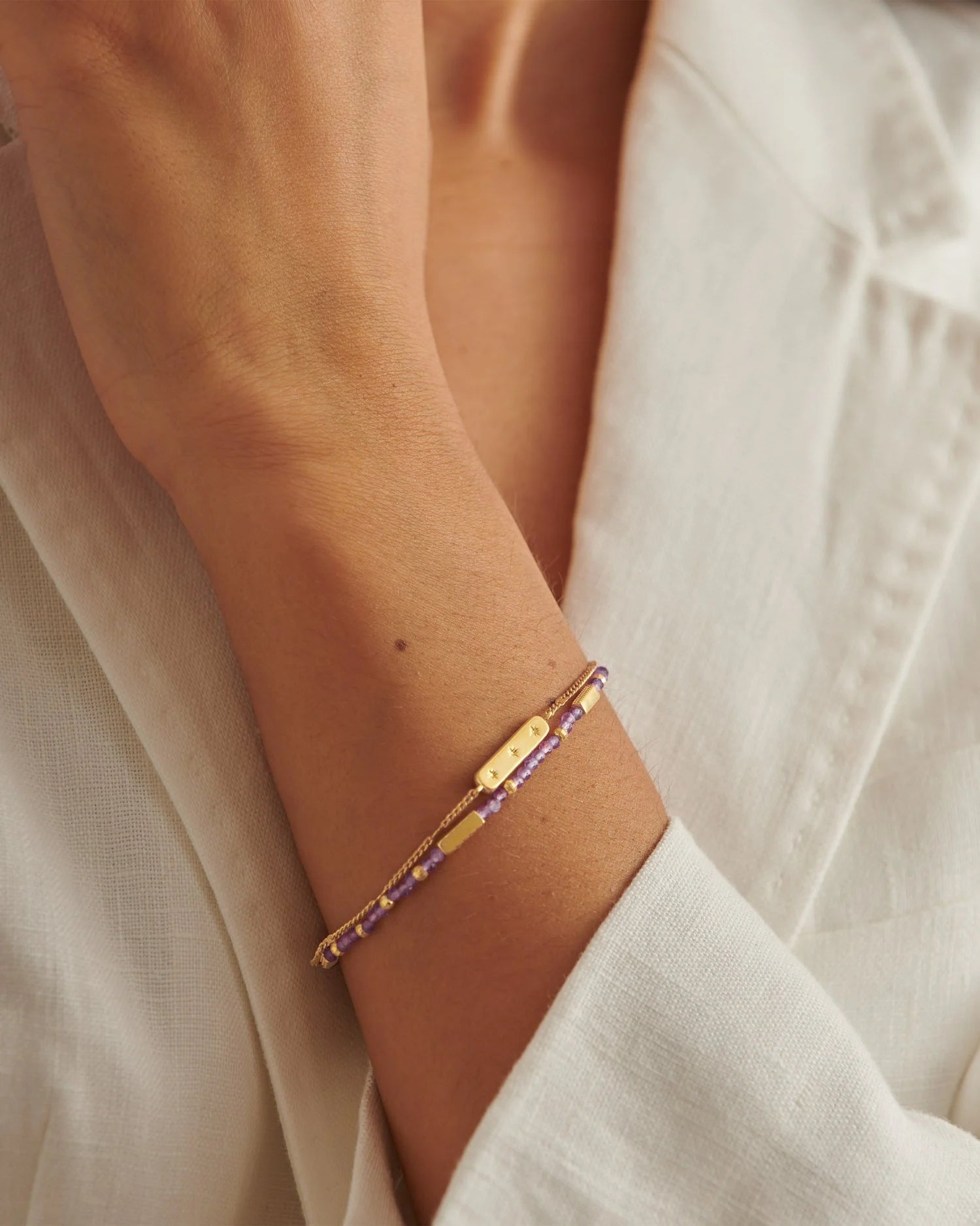 Birthstone Bracelet February
