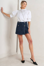 A solid woven top - FT1764