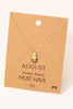 Birthstone Pendant Necklace