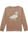 Boys Field Camo Logo LS