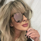 Gia - cream tortoise grey sunglasses