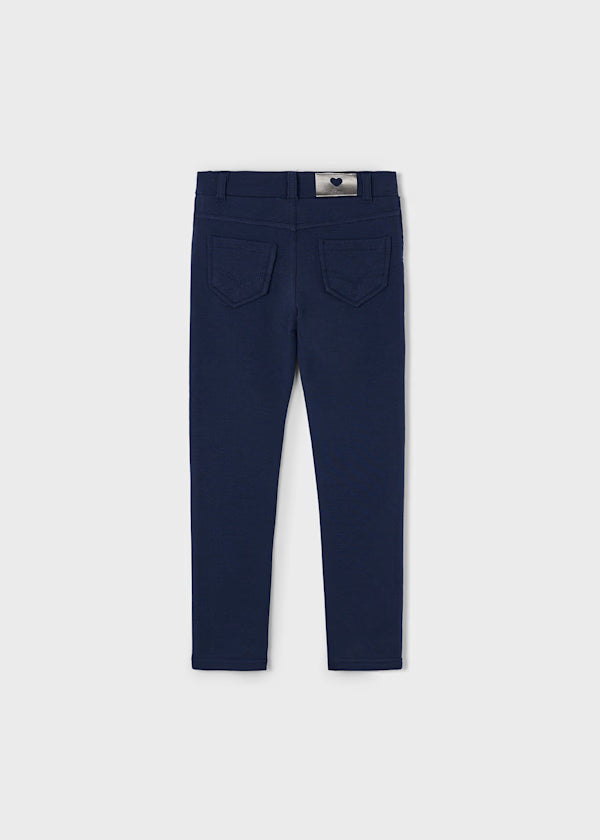 Navy Fleece Basic Jegging - Little Jill & Co.