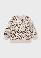 Ruffle Sleeve Leopard Pullover - Little Jill & Co.