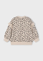 Ruffle Sleeve Leopard Pullover - Little Jill & Co.