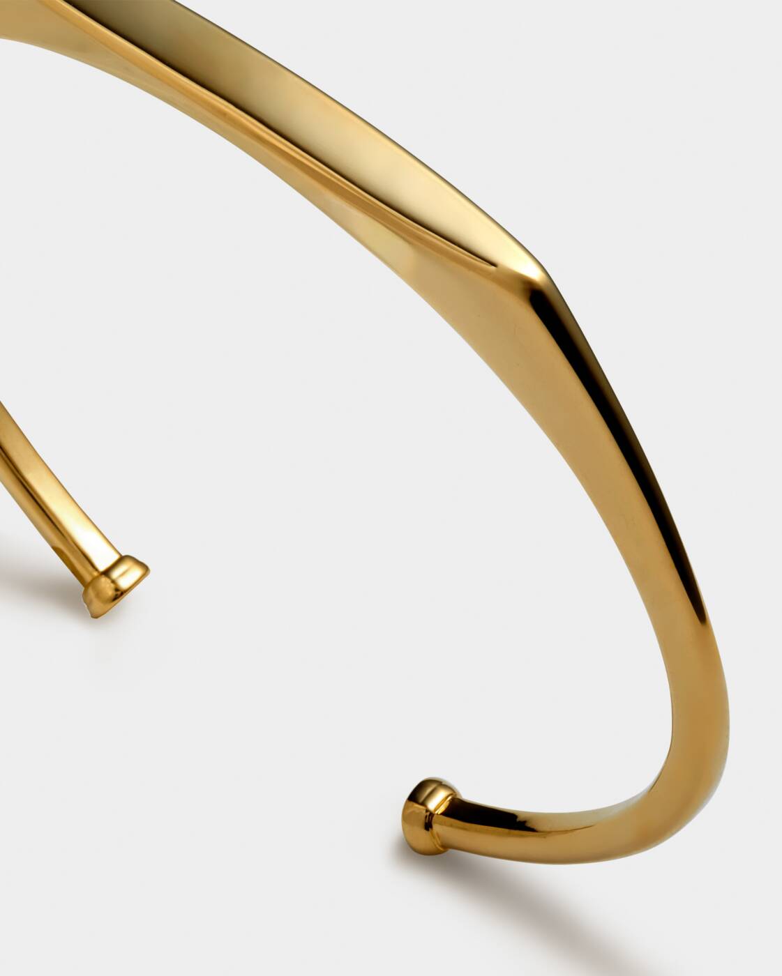 Signet Bangle Gold Coated