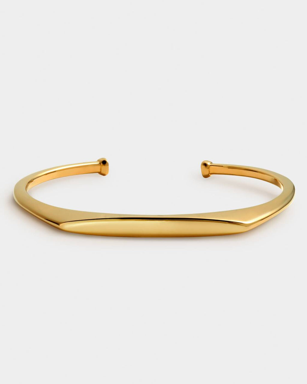 Signet Bangle Gold Coated