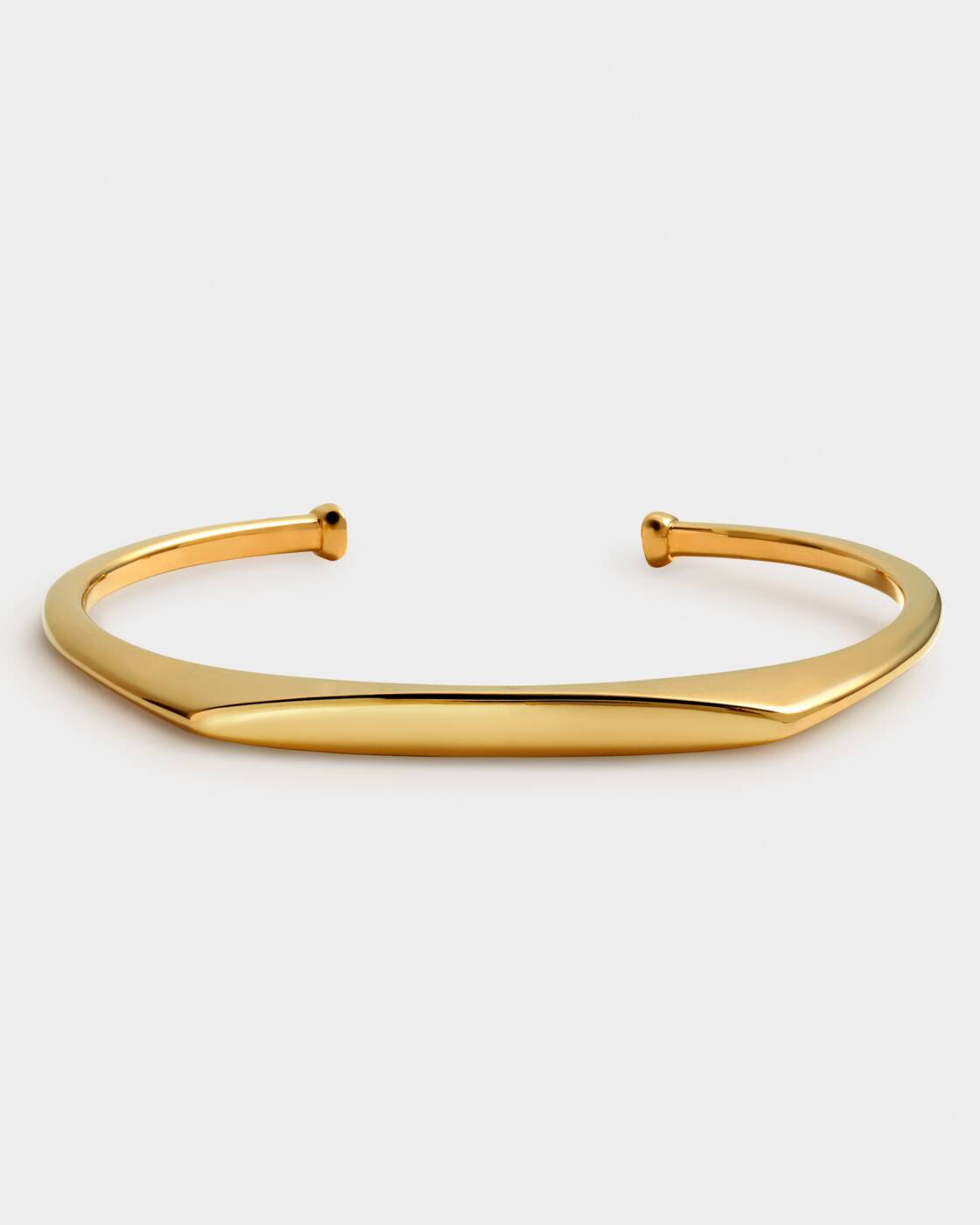 Signet Bangle Gold Coated