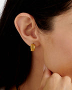 Ciana Snake Huggie Hoop Earrings