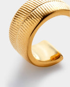 Ciana Snake Huggie Hoop Earrings