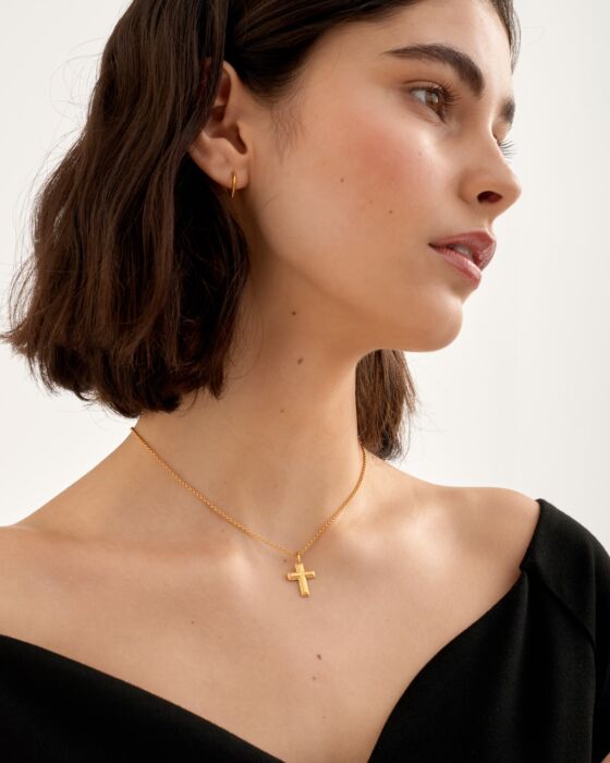 Gold Cross Necklace