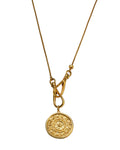 Opens Necklace Gold Coated