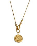 Opens Necklace Gold Coated