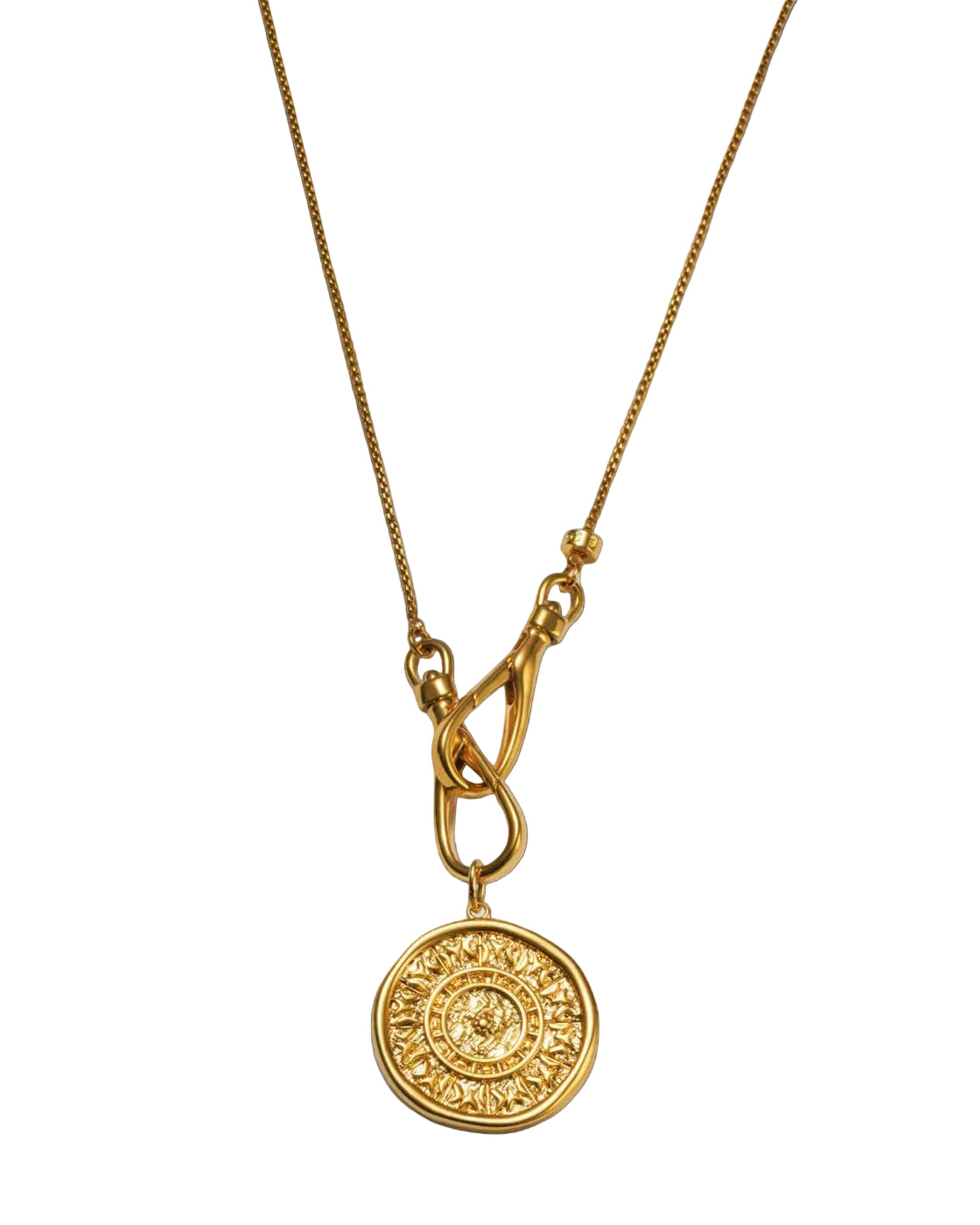 Opens Necklace Gold Coated