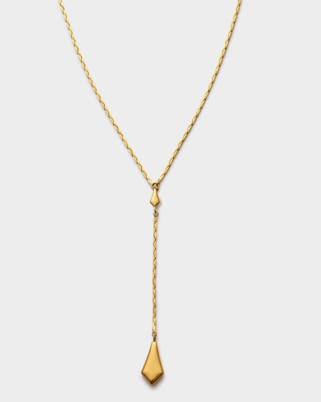 Harlequin Lariat Necklace