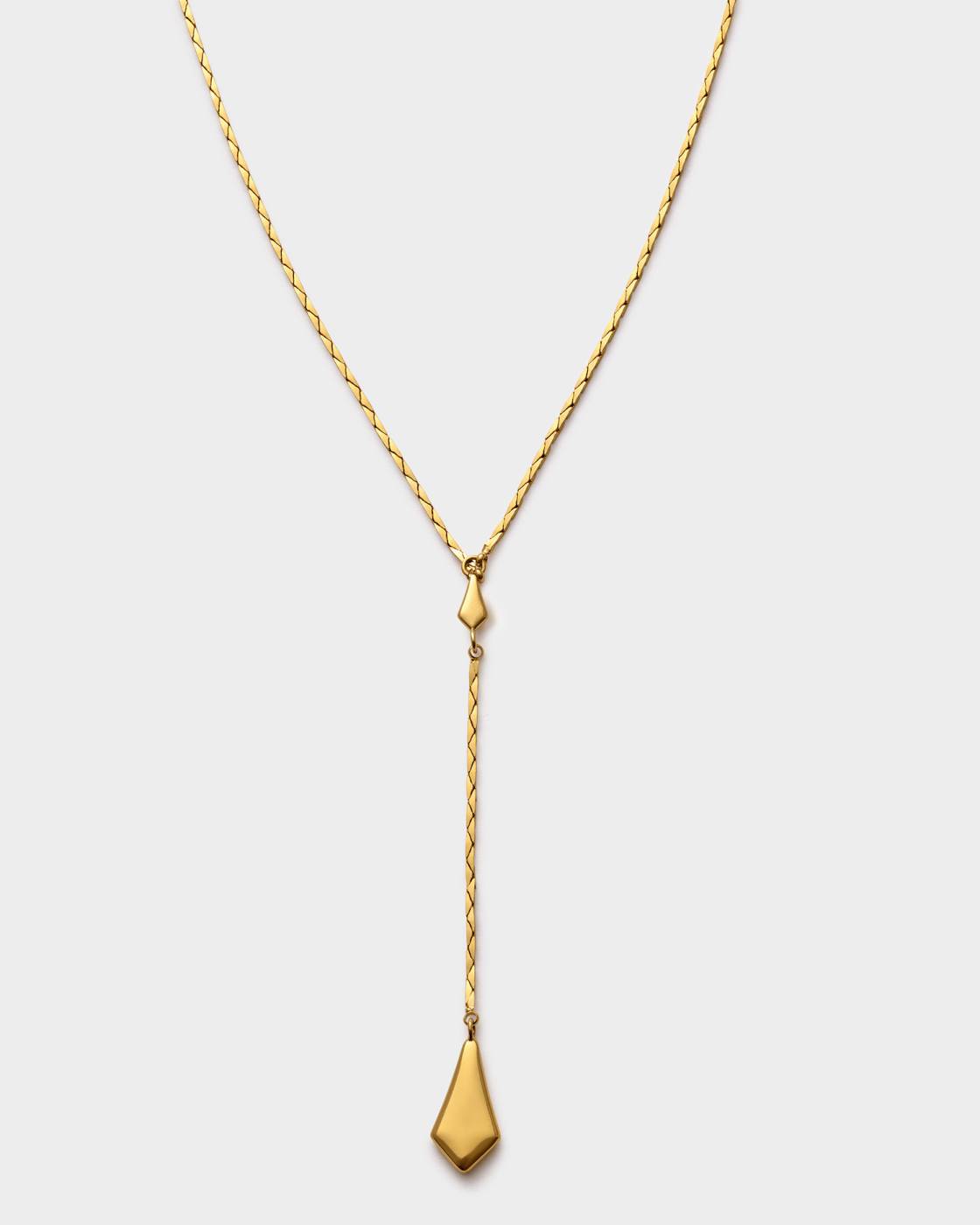 Harlequin Lariat Necklace