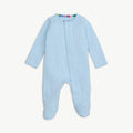 Love Lines Blue Footie
