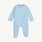 Love Lines Blue Footie