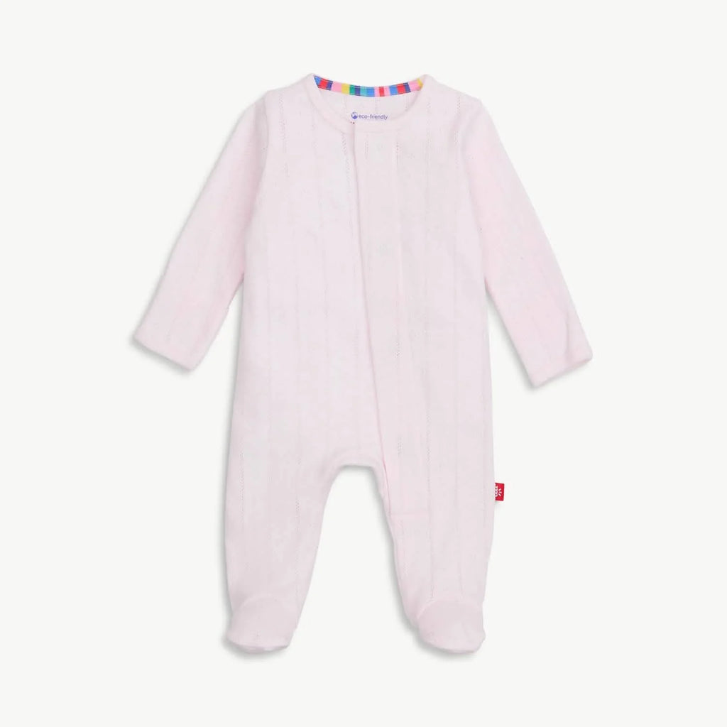 Love Lines Pink Footie