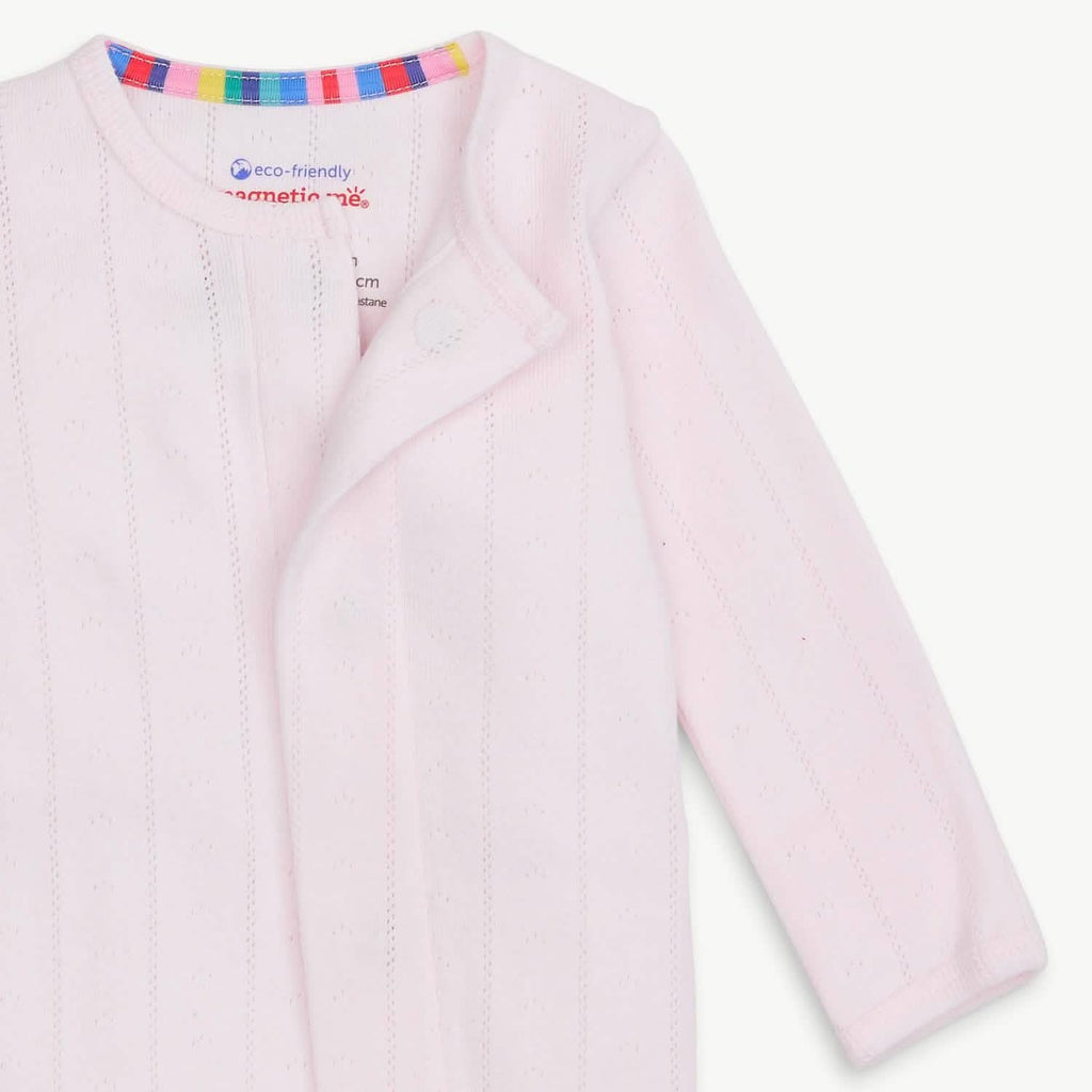 Love Lines Pink Footie