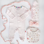 Love Lines Pink Footie