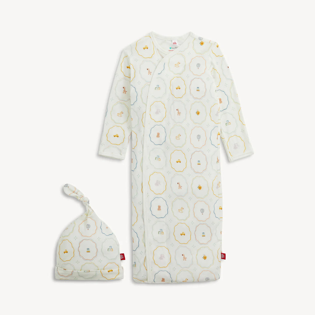 Nursery Magic Magnetic Modal Gown + Hat Set