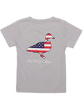 Americana Logo Duck Tee Gray