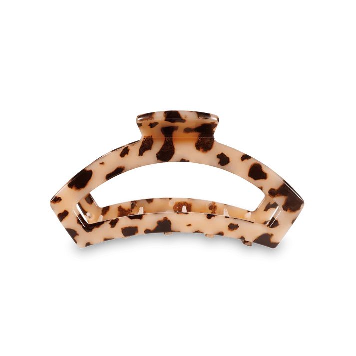 Open Blonde Tortoise Medium Claw Hair Clip