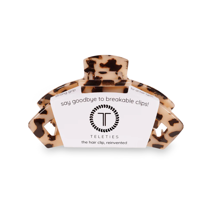 Open Blonde Tortoise Medium Claw Hair Clip