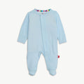 Magnetic Blue Dot Footie - Little Jill & Co.